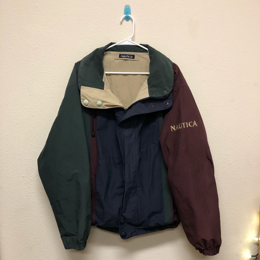 Vintage Nautica Reversible Windbreaker